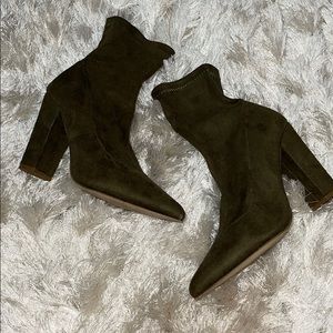 Olive booties